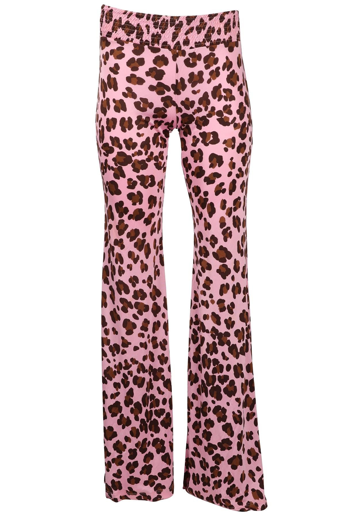 BLUMARINE PINK SILK FLARED PANTS IT 42 UK 10