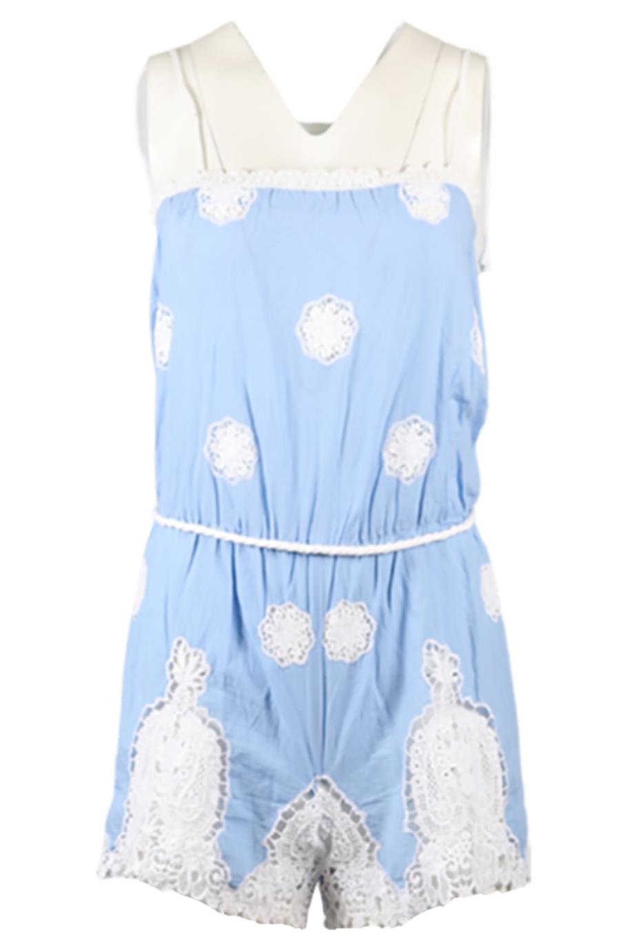 MIGUELINA COTTON PLAYSUIT SMALL