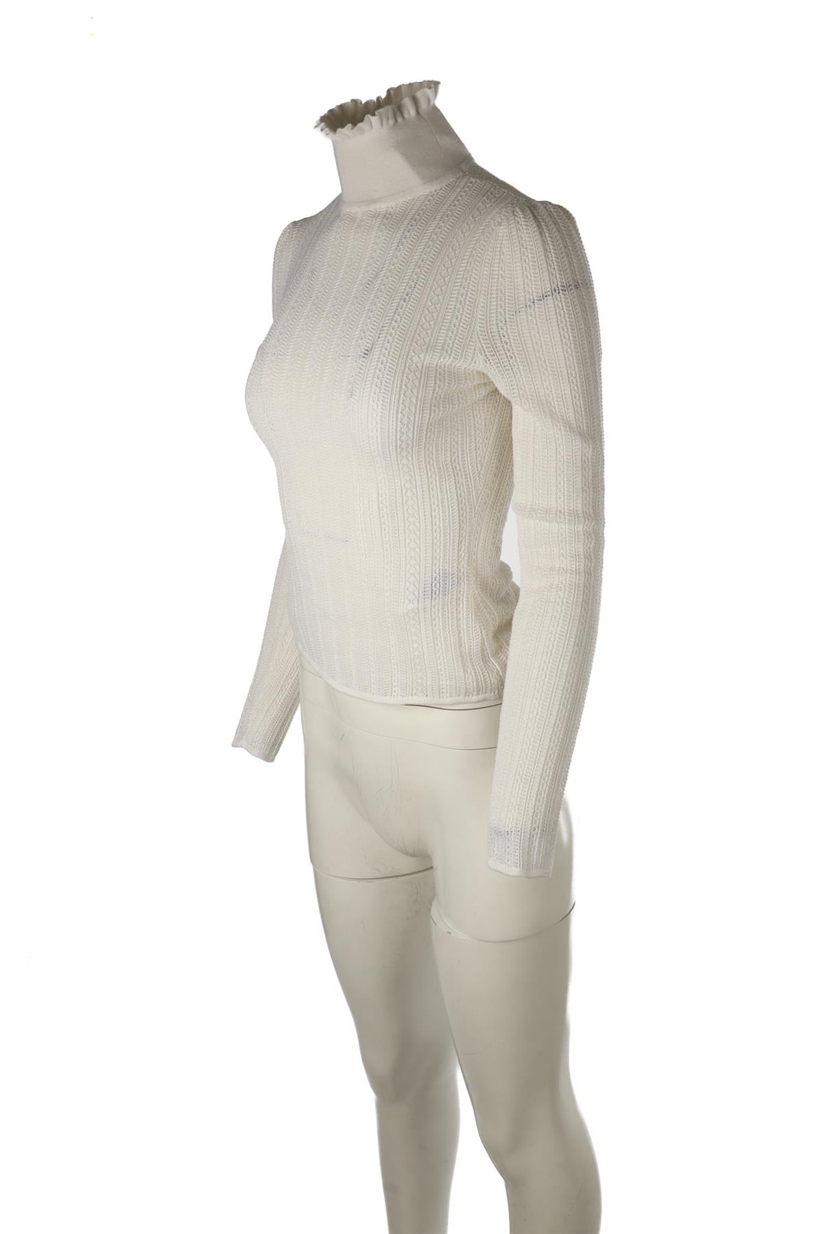 RALPH LAUREN COLLECTION IVORY SILK TOP SMALL