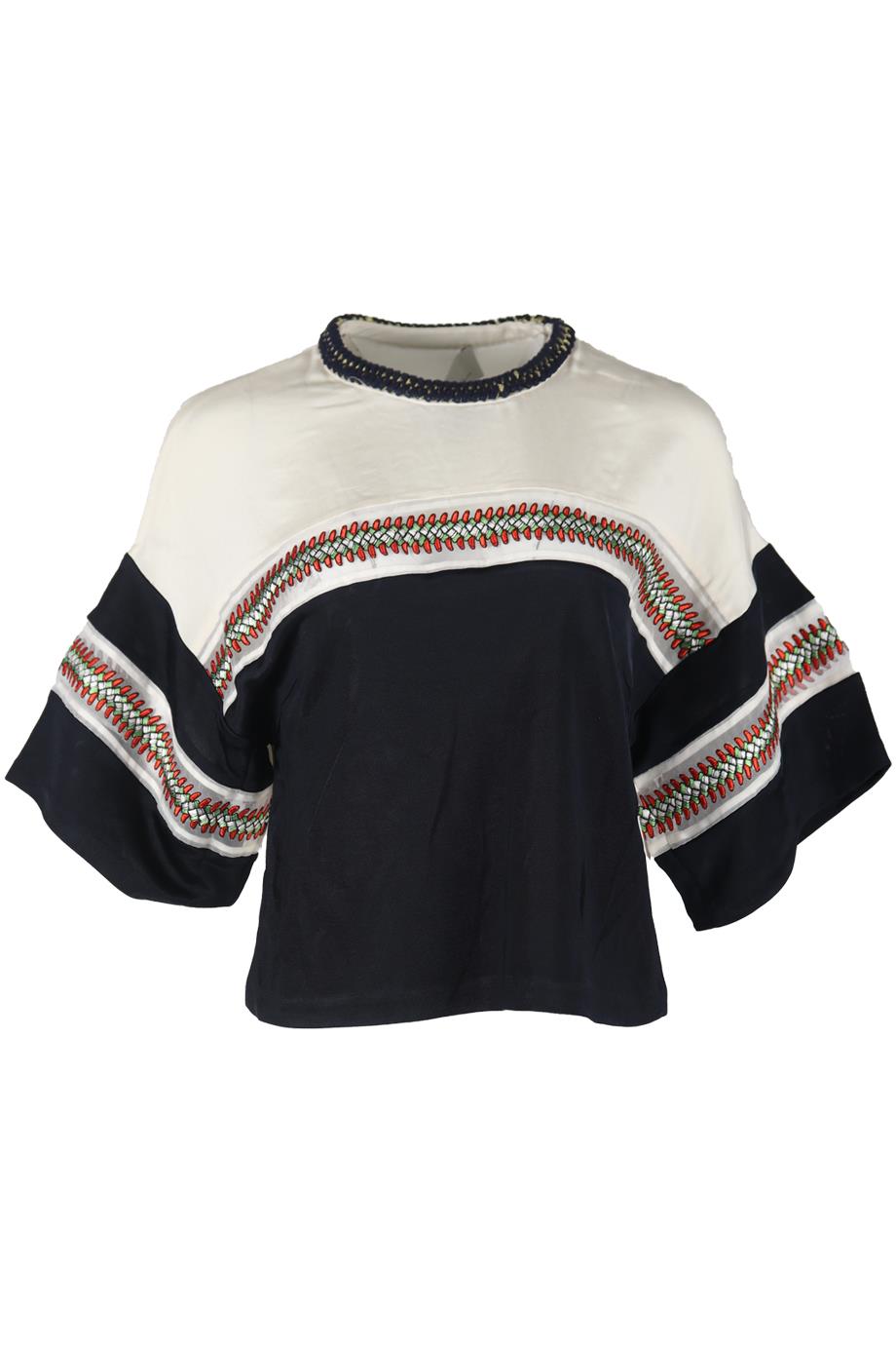3.1 PHILLIP LIM SILK BLEND TOP US 6 UK 10