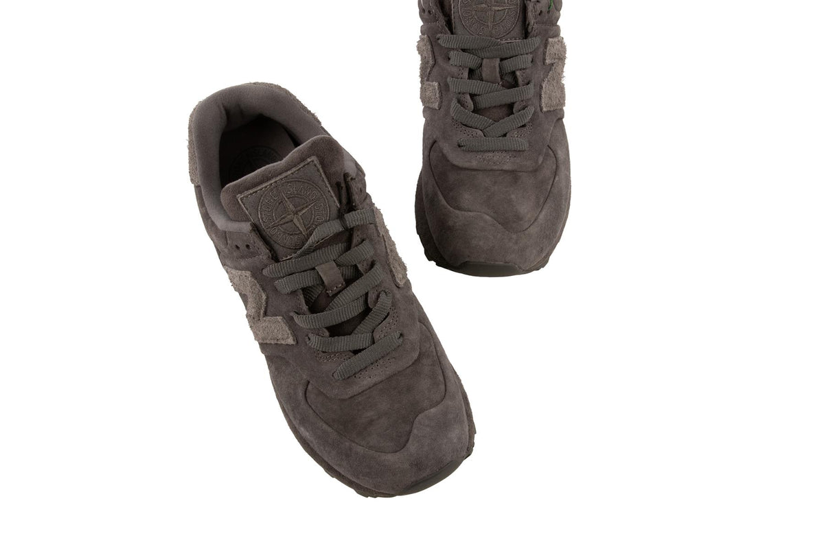 NEW BALANCE + STONE ISLAND GREY GHOST 574 SNEAKERS EU 39.5 UK 6 US 6.5