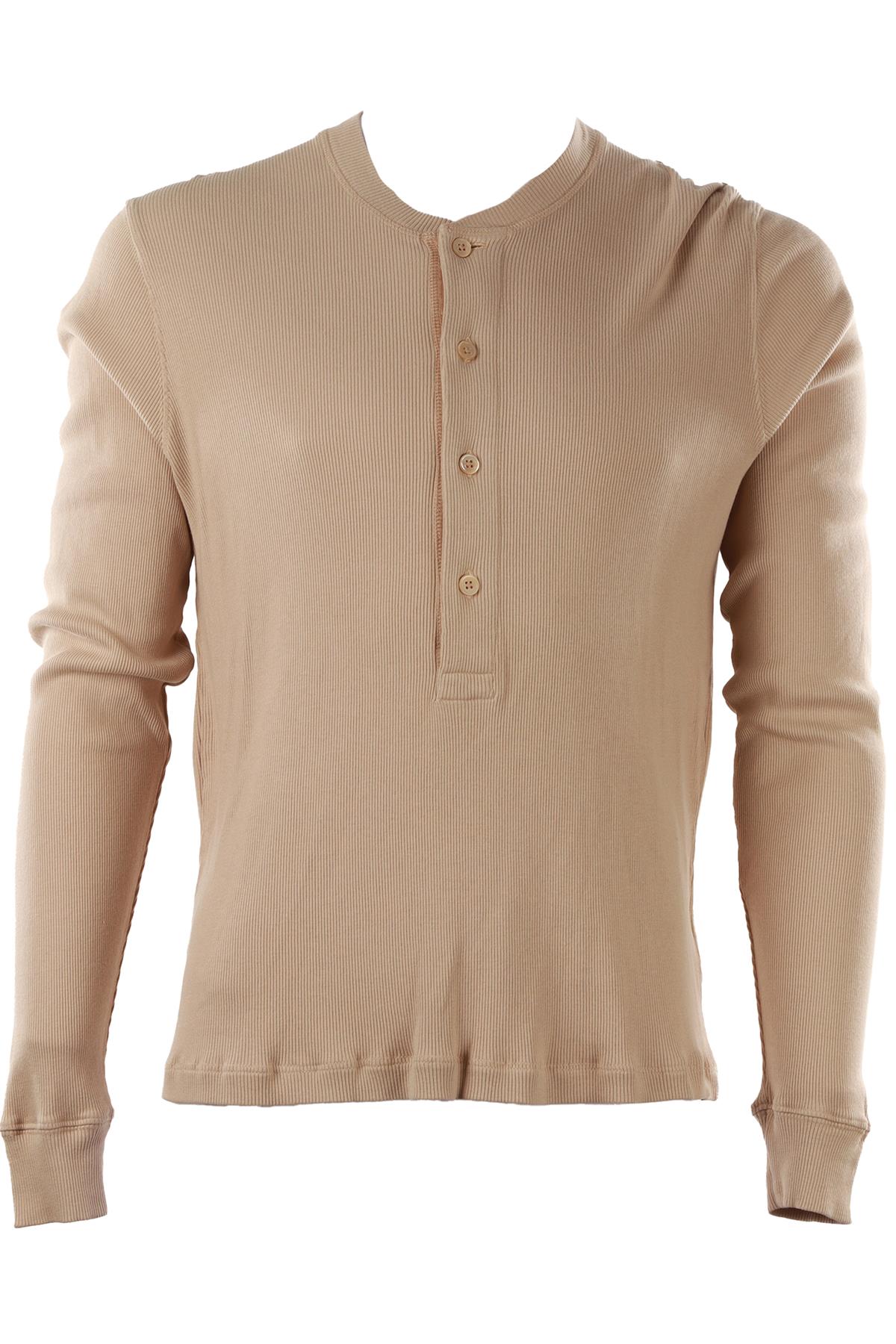 BEIGE MEN'S COTTON TOP