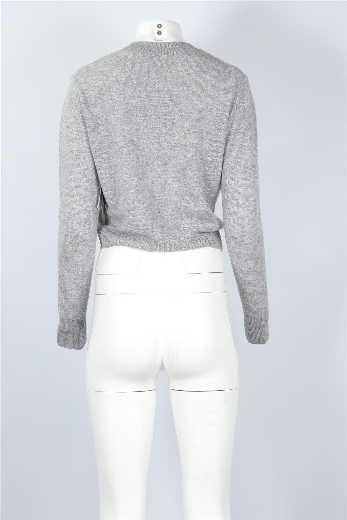 ETERNE GREY CASHMERE SWEATER MEDIUM/ LARGE