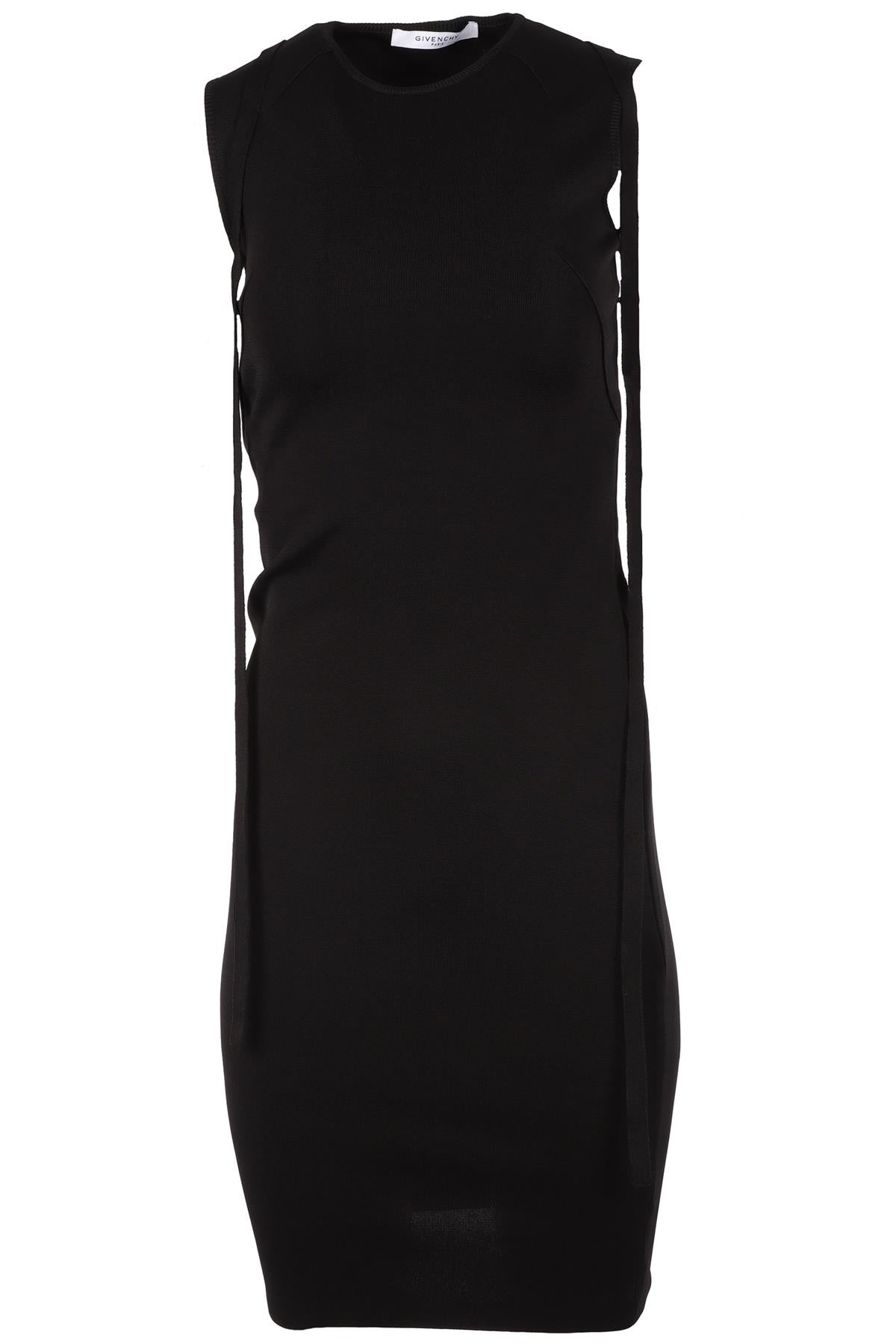 GIVENCHY BLACK KNIT DRESS XSMALL