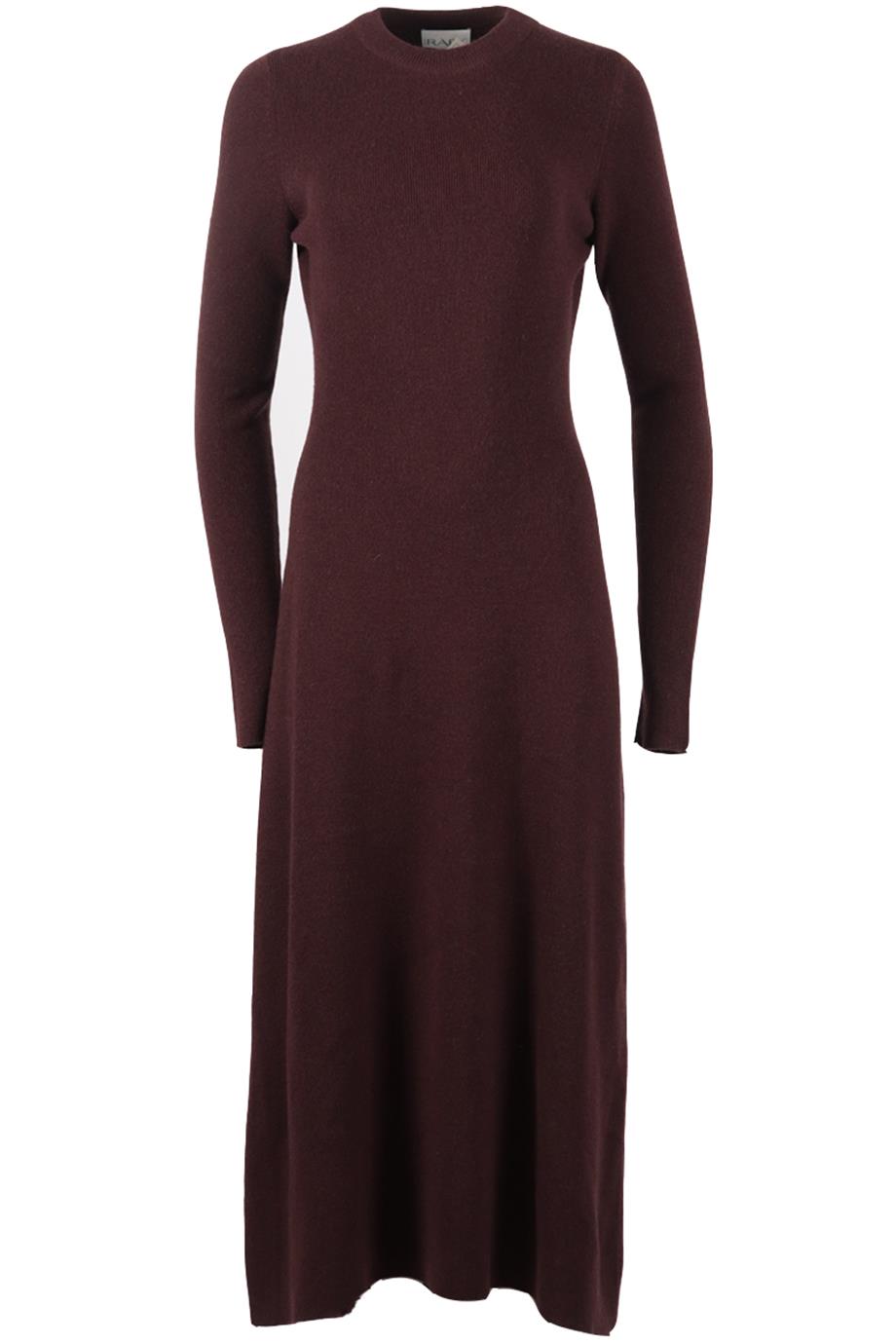 RAEY WOOL AND CASHMERE BLEND MAXI DRESS SMALL