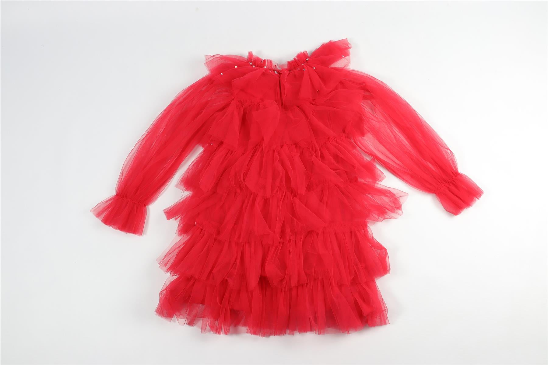 TUTU DU MONDE RED KIDS GIRLS TULLE DRESS 10-11 YEARS