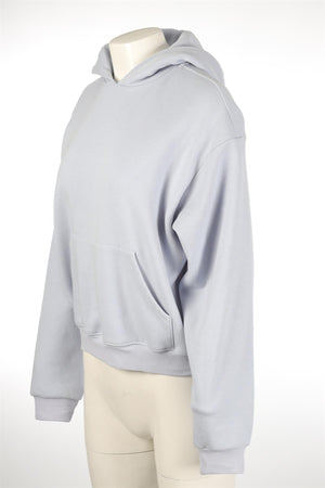 SKIMS BLUE COTTON SWEATSHIRT MEDIUM