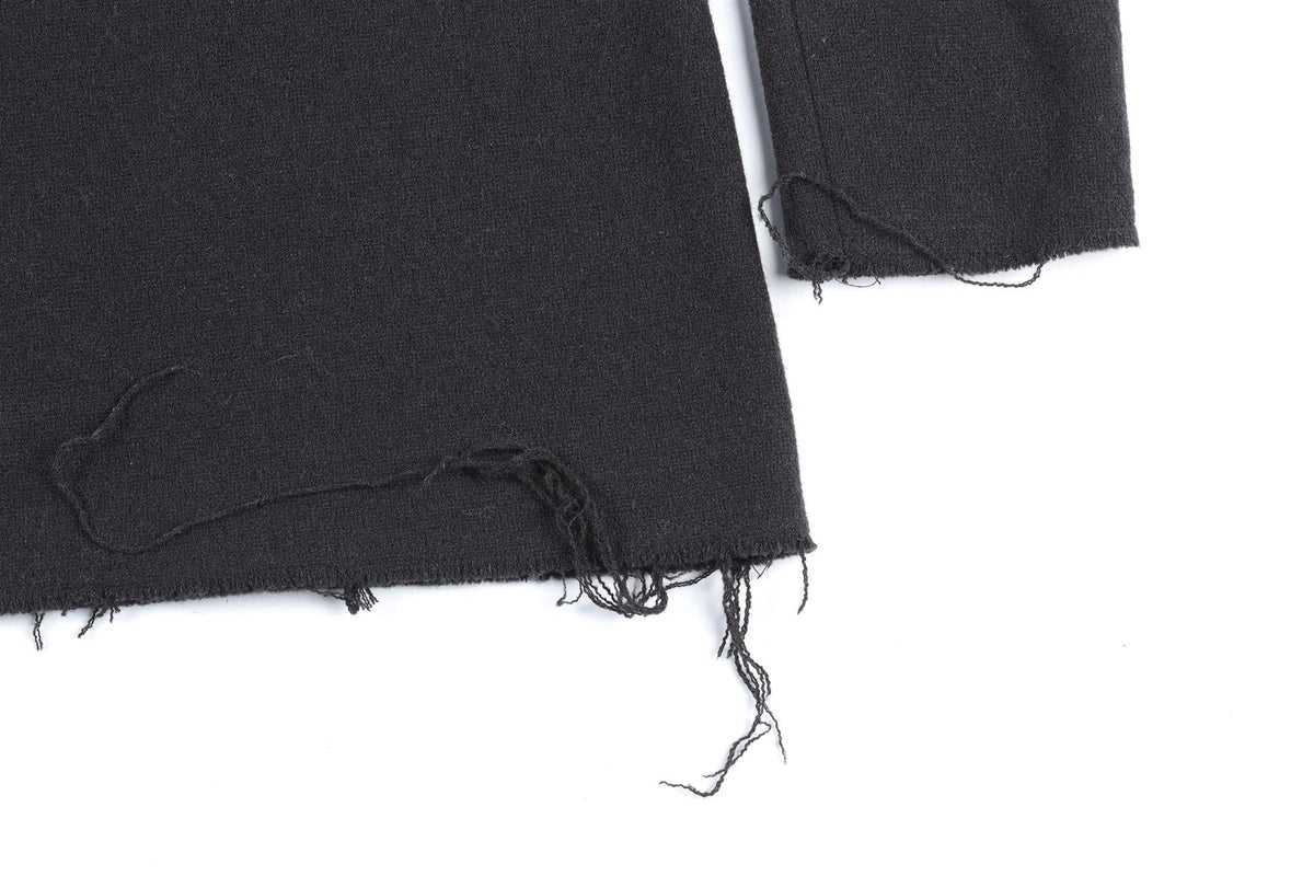 ISABEL MARANT ÉTOILE BLACK WOOL TOP UK 6