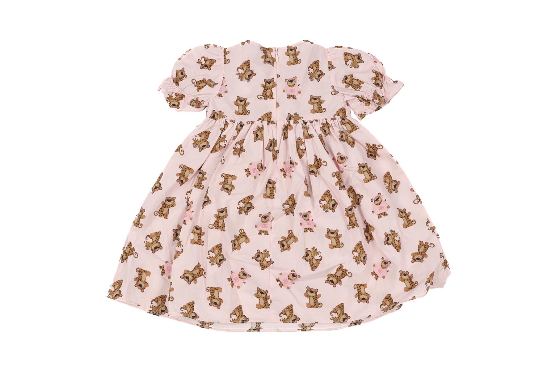 DOLCE & GABBANA PINK BABY GIRLS DRESS AND BLOOMERS SET 9-12 MONTHS