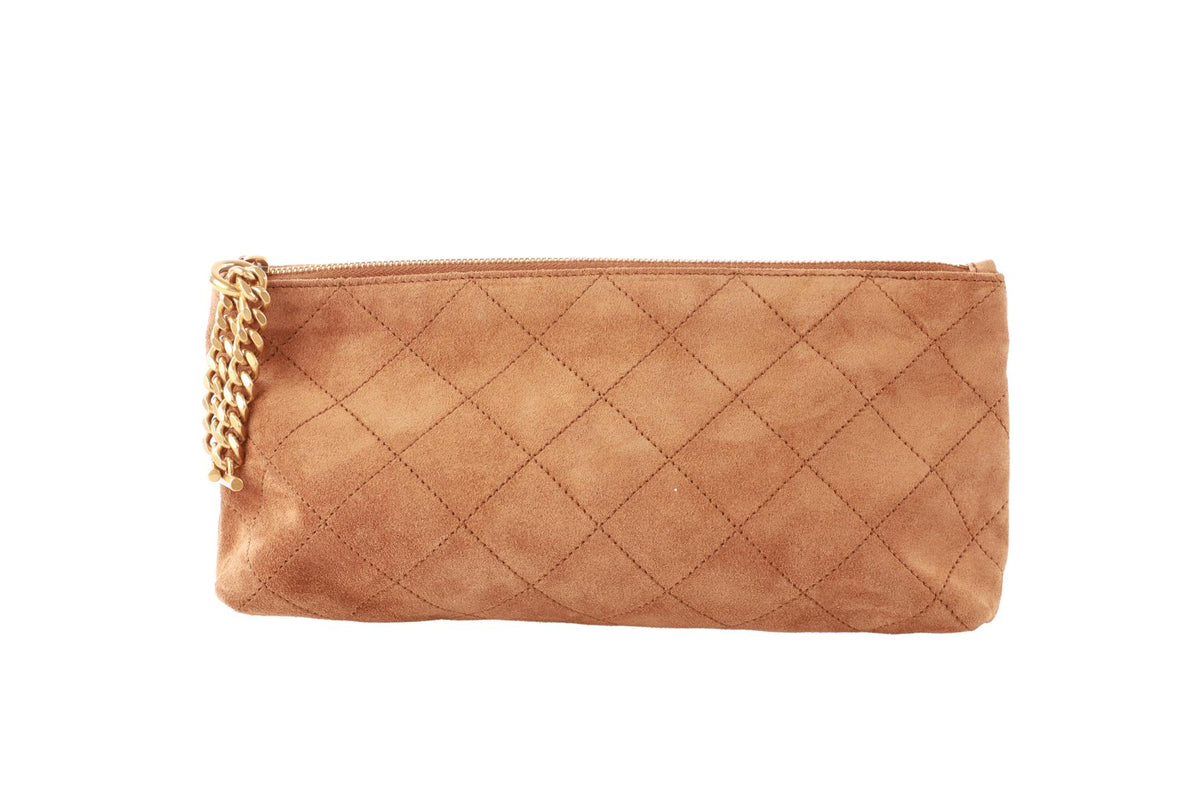 SAINT LAURENT BEIGE ICARE MAXI SHEARLING TOTE BAG