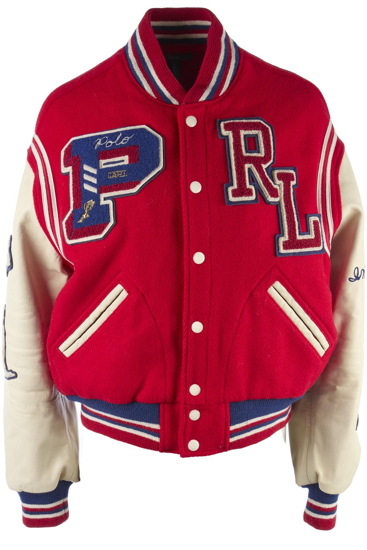POLO RALPH LAUREN RED WOOL JACKET SMALL