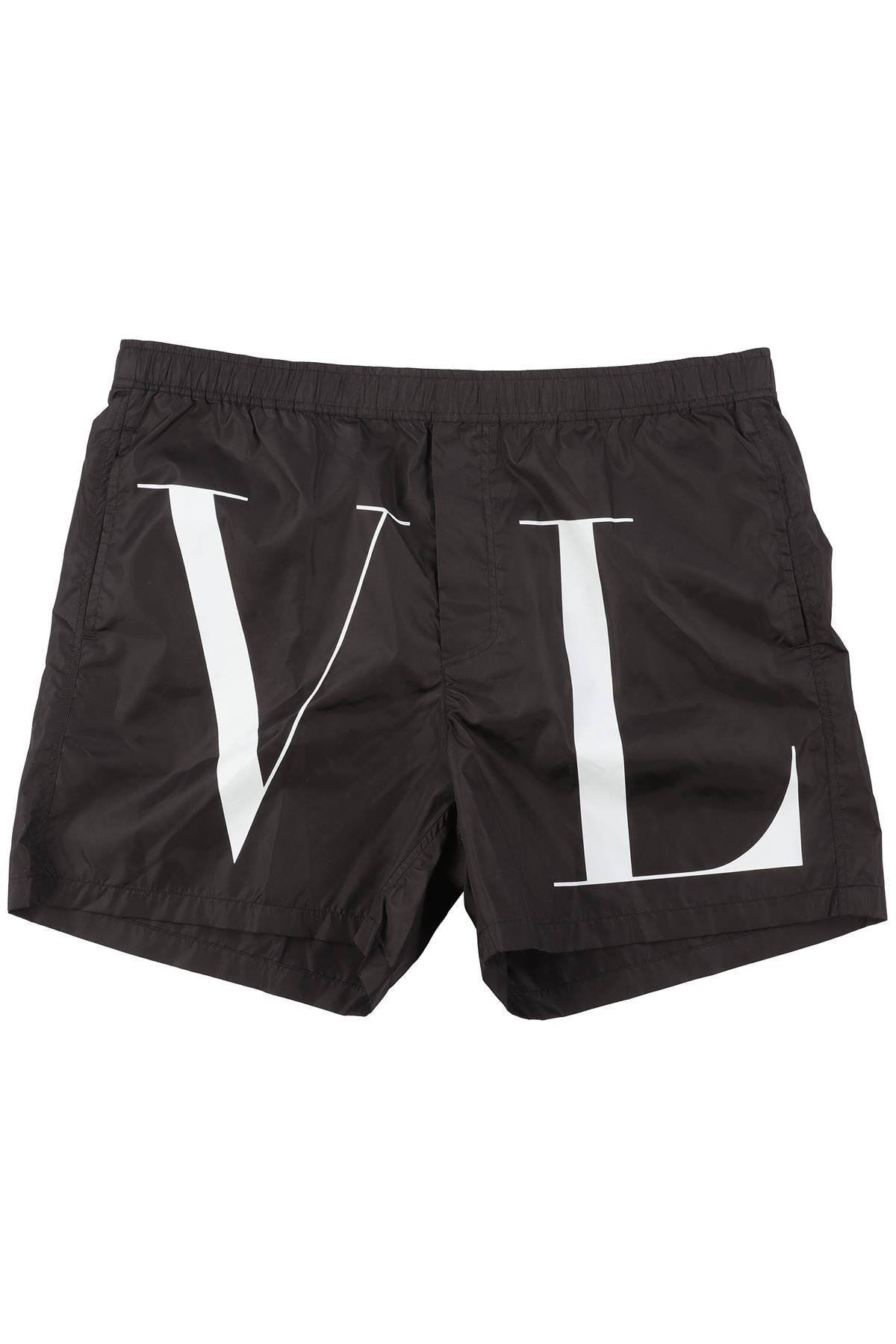 VALENTINO BLACK MEN'S SWIM SHORTS IT 50 UK 34