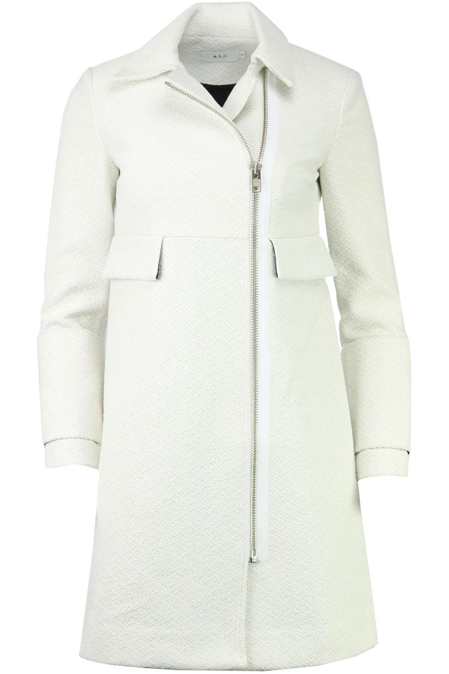 A.L.C. BOHEN TEXTURED WOOL BLEND COAT US 2 UK 6