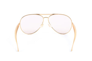 BOTTEGA VENETA GOLD FRAME SUNGLASSES
