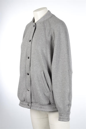 LULULEMON GREY COTTON JACKET MEDIUM/LARGE