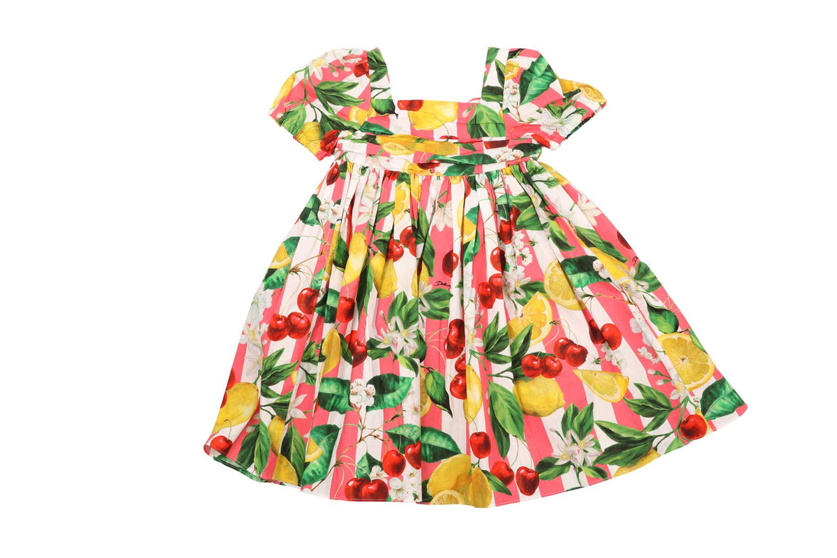 DOLCE & GABBANA MULTI BABY GIRLS DRESS, BLOOMERS AND HEADBAND 18-24 MONTHS