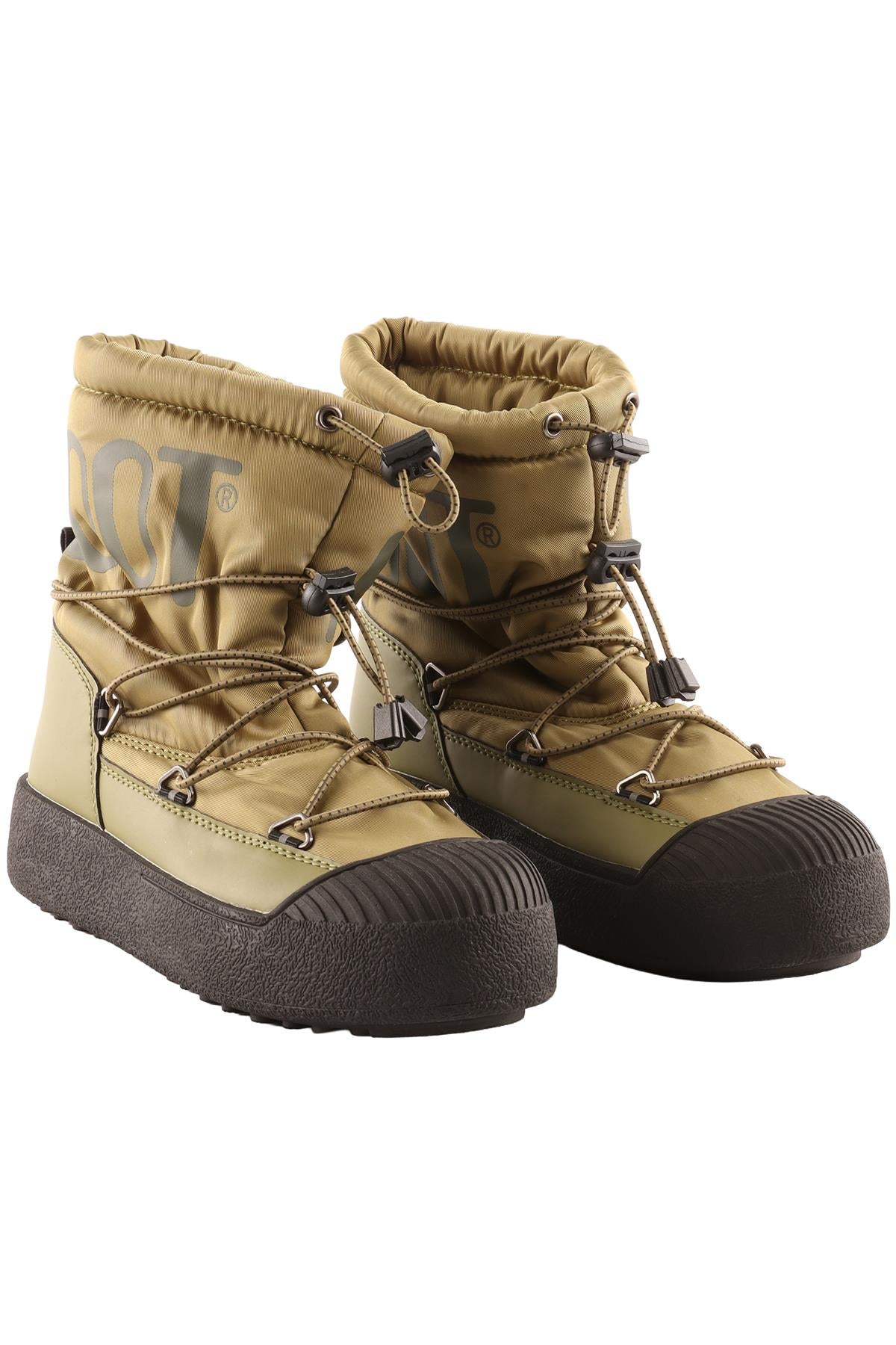 MOON BOOT GREEN KIDS BOYS BOOTS EU 34 UK 2 US 3