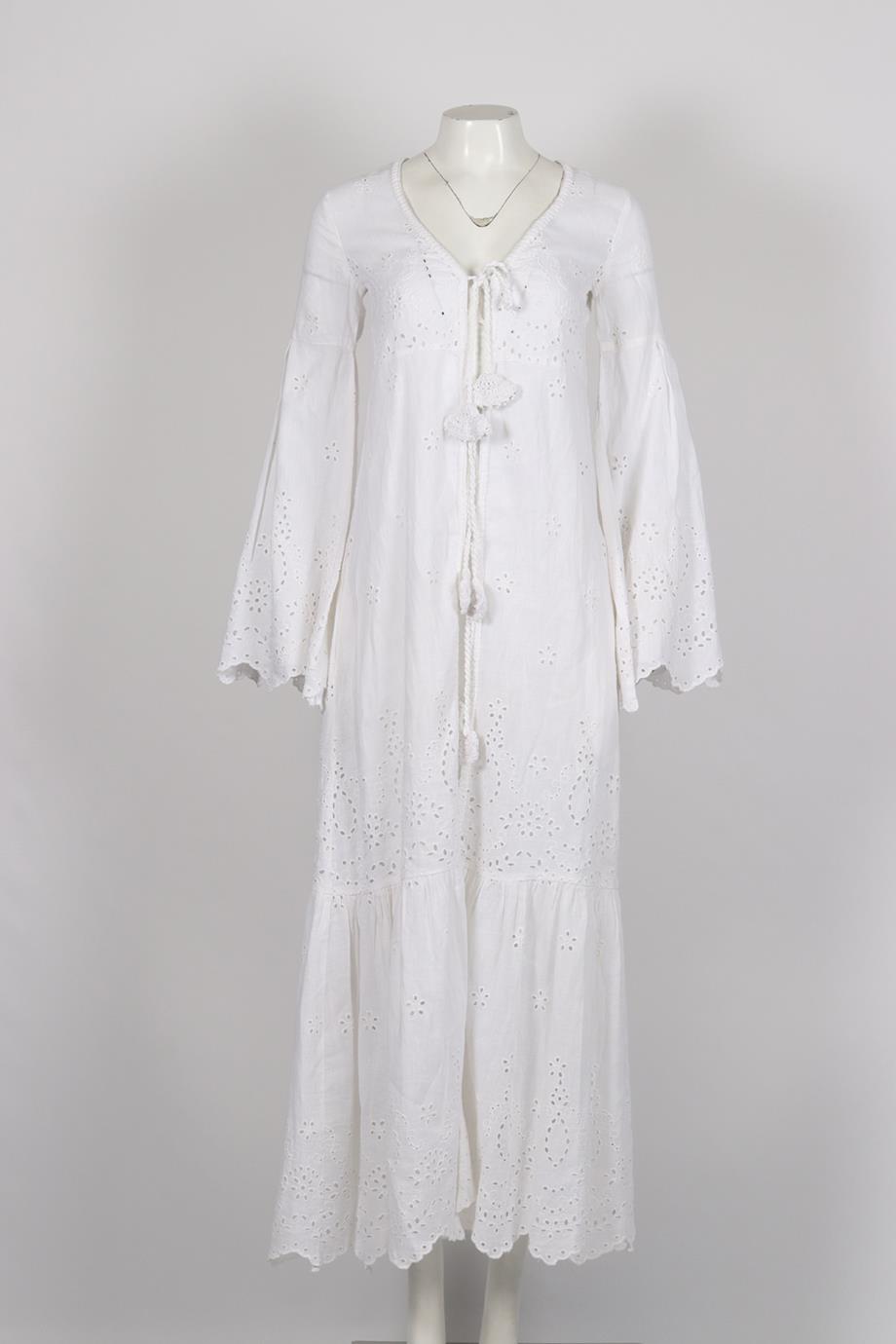 ANJUNA COTTON BLEND MAXI DRESS XSMALL
