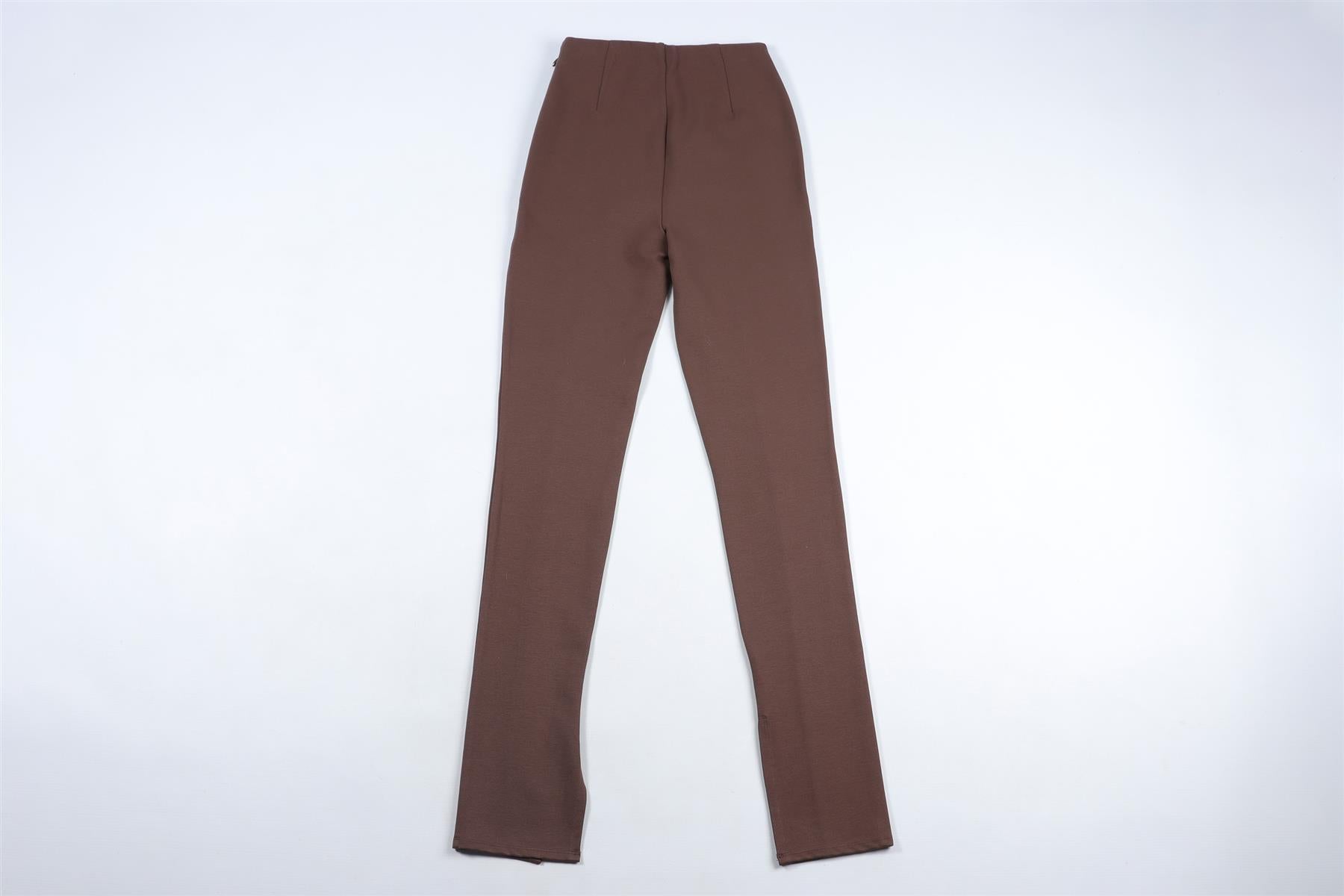 ANINE BING BROWN SKINNY PANTS FR 34 UK 6