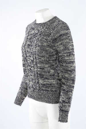 ISABEL MARANT ÉTOILE NAVY WOOL SWEATER FR 38 UK 10