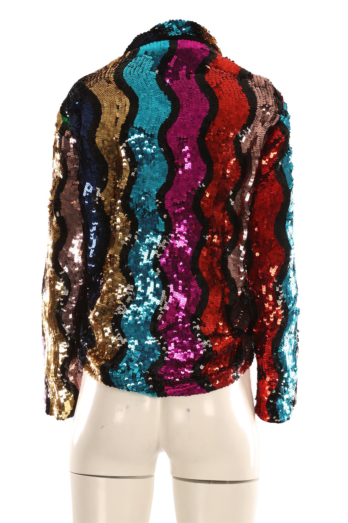 MIRA MIKATI MULTI SEQUIN JACKET FR 36 UK 8