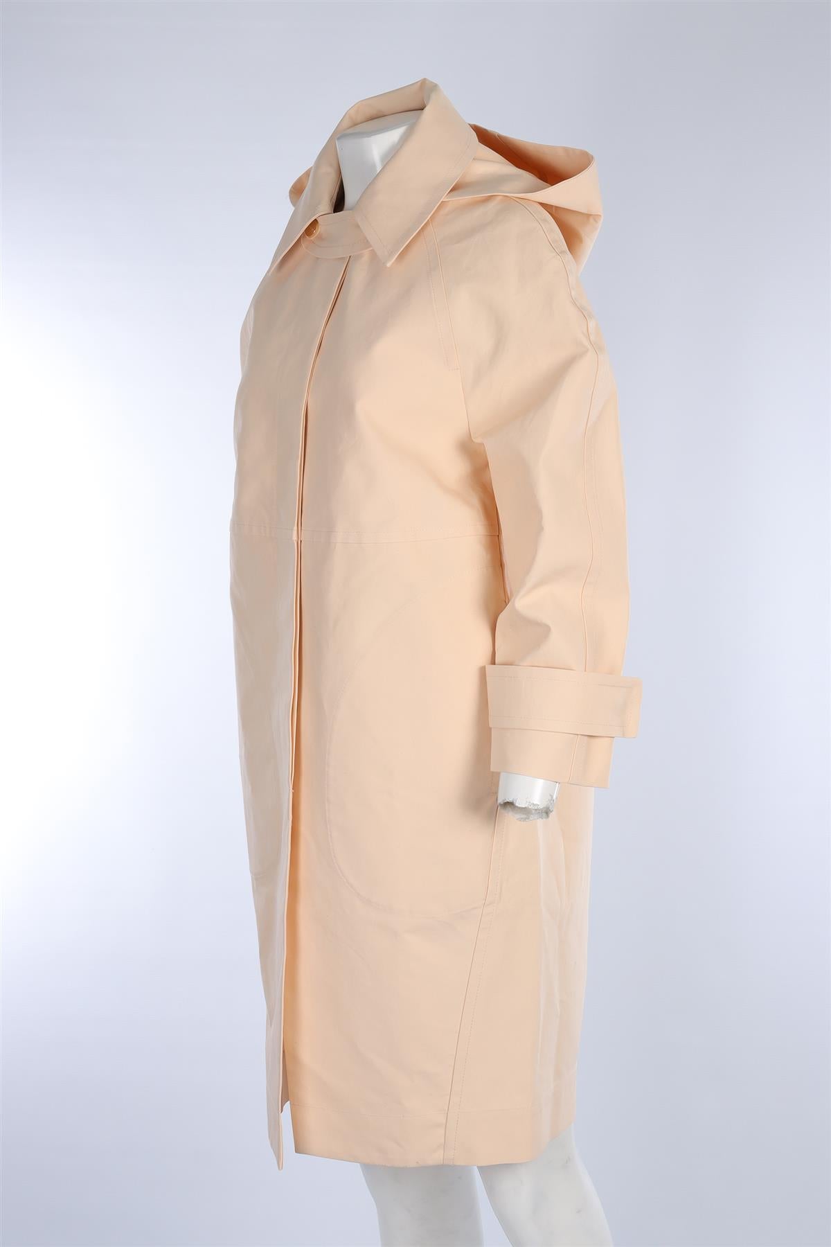 ZIMMERMANN PEACH COTTON COAT XSMALL