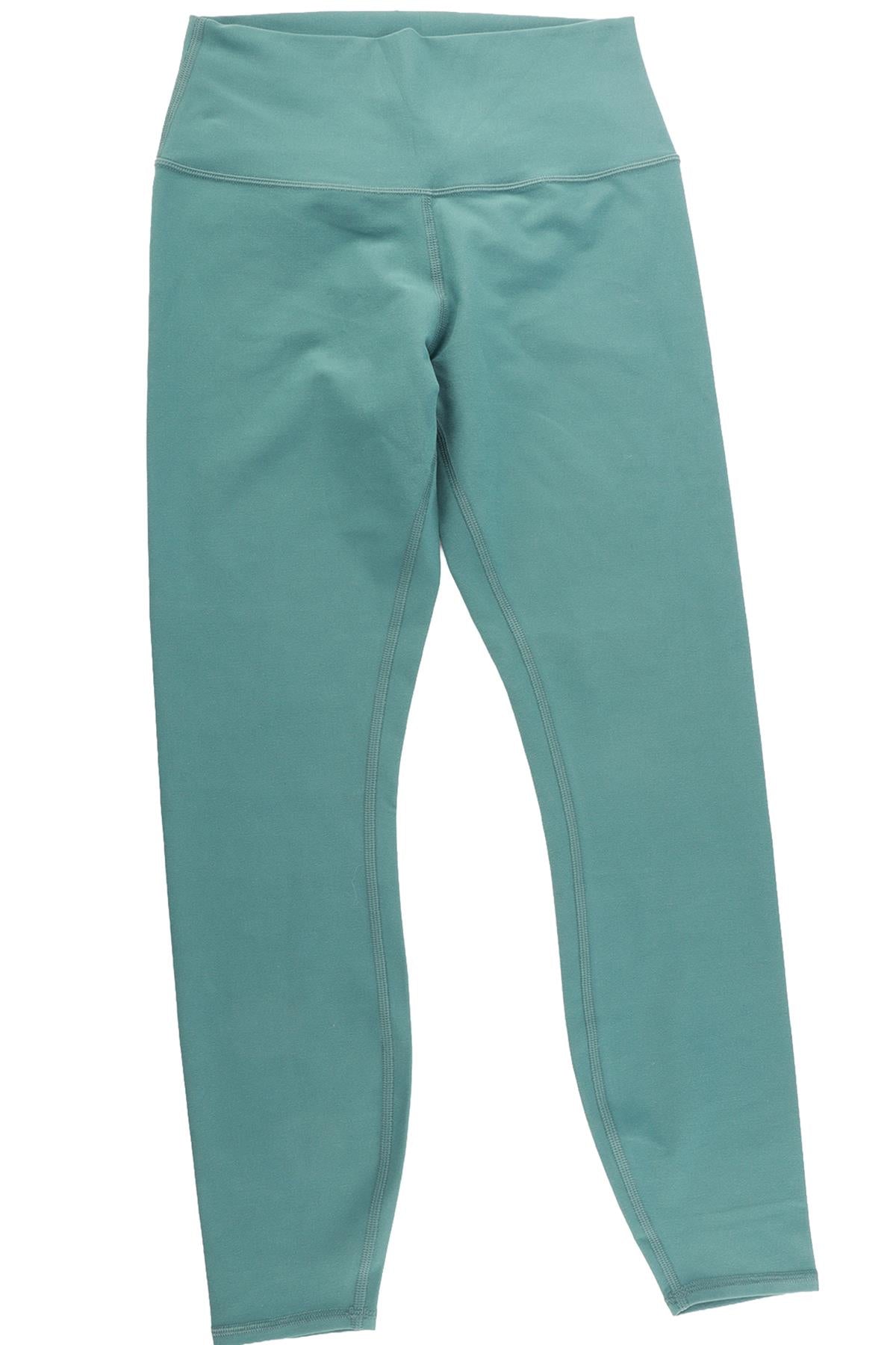 ALO GREEN SPANDEX LEGGINGS SMALL