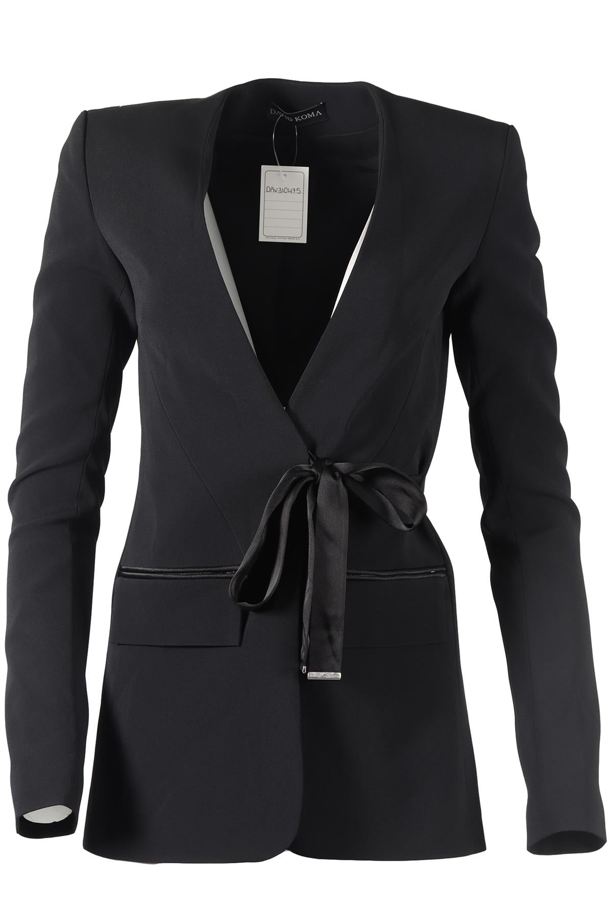 DAVID KOMA CREPE BLAZER UK 8