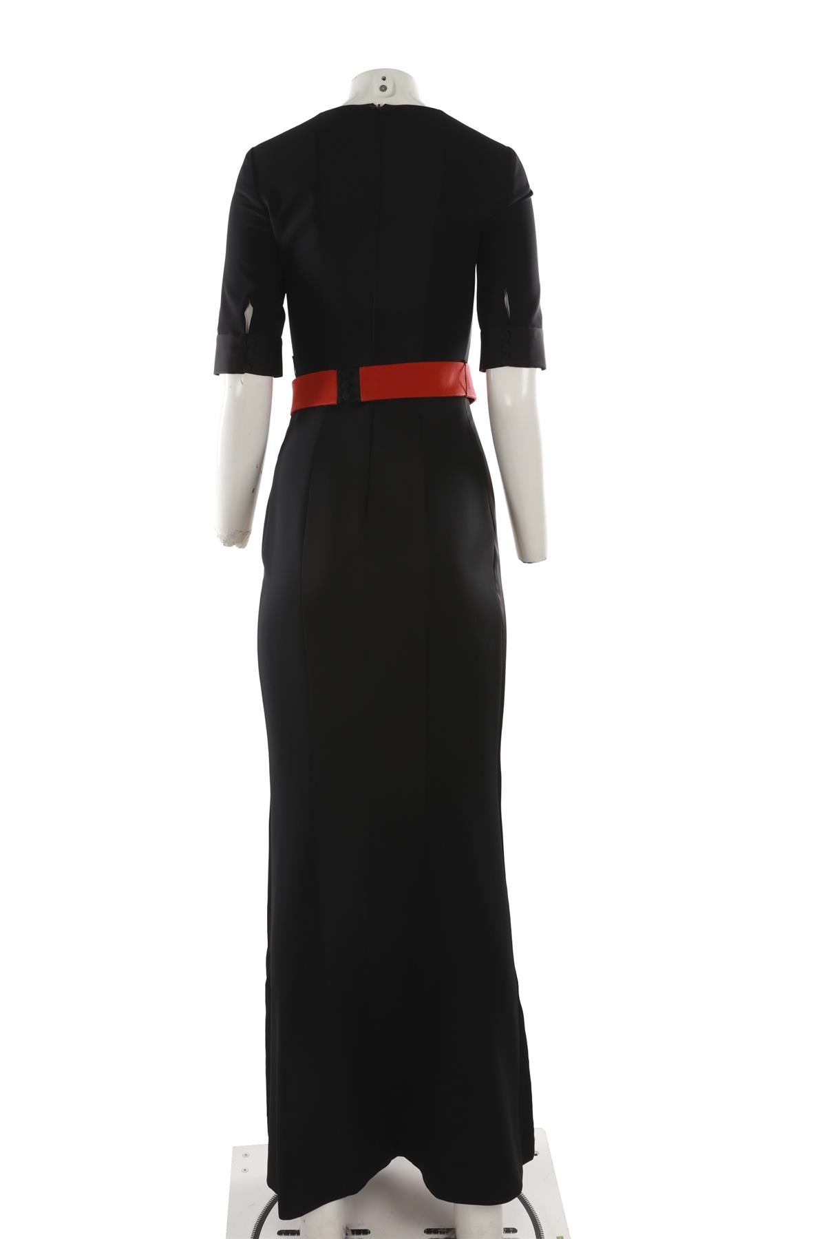 JONATHAN SAUNDERS + LULU & CO MULTI SILK MAXI DRESS UK 10