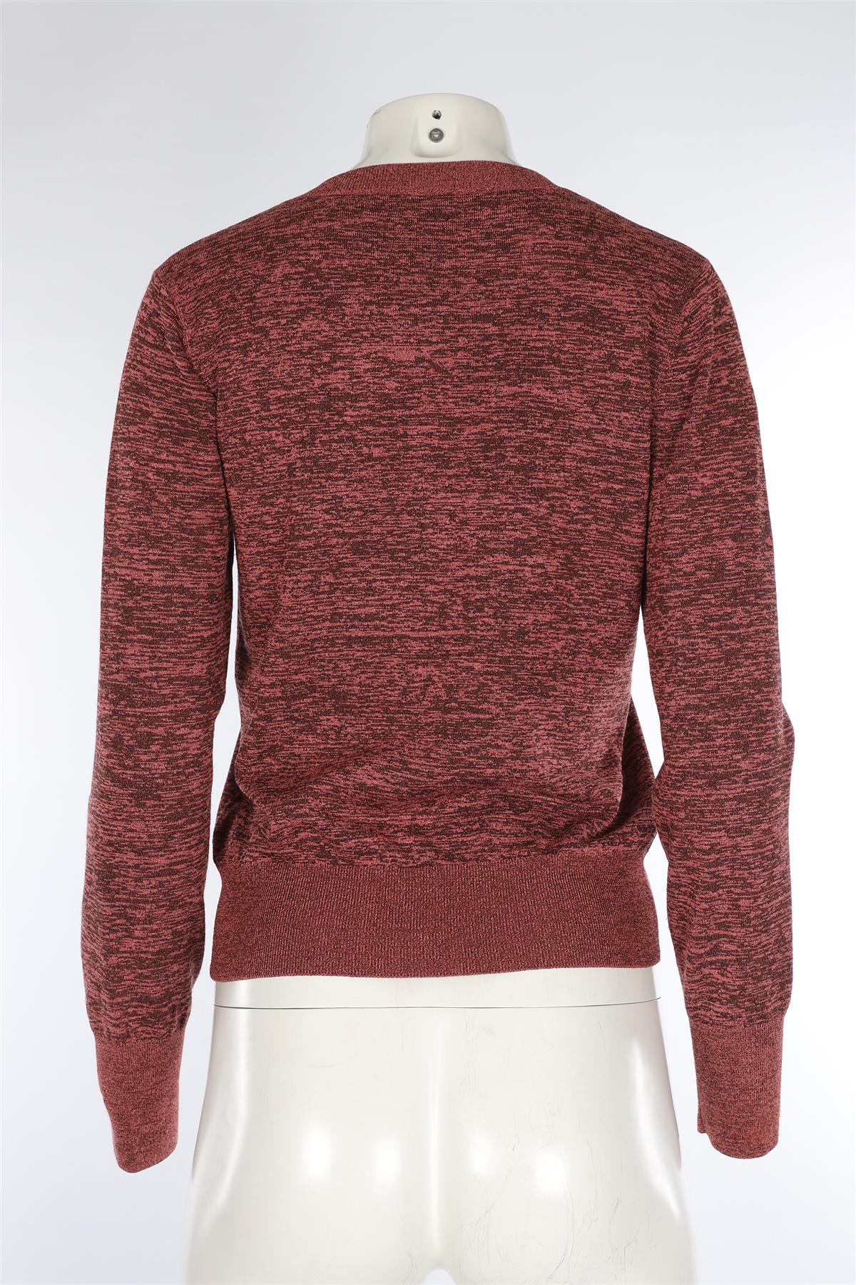 DRIES VAN NOTEN PINK KNIT CARDIGAN MEDIUM