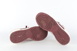 NIKE BURGUNDY LEATHER SNEAKERS EU 40.5 UK 6.5 US 7.5