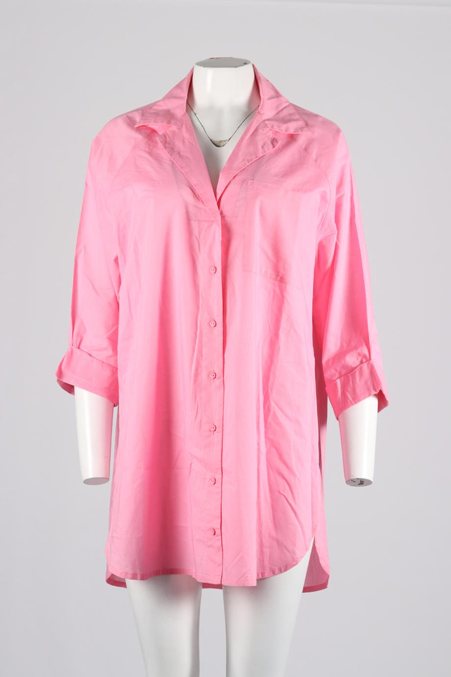 ZULU AND ZEPHYR OVERSIZED COTTON SHIRT US 4 UK 8