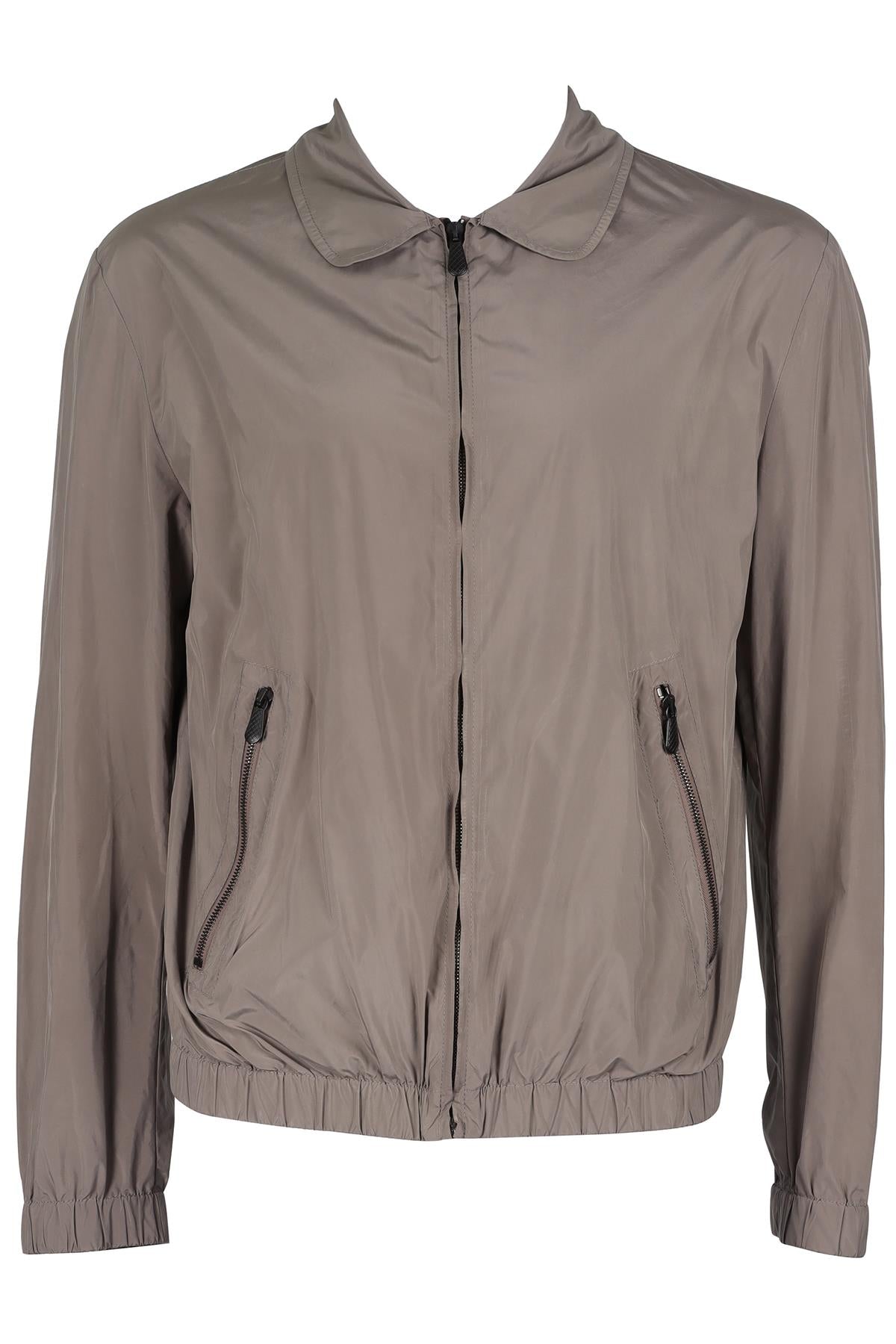 BOTTEGA VENETA GREY MEN'S SHELL JACKET IT 50 UK/US 40