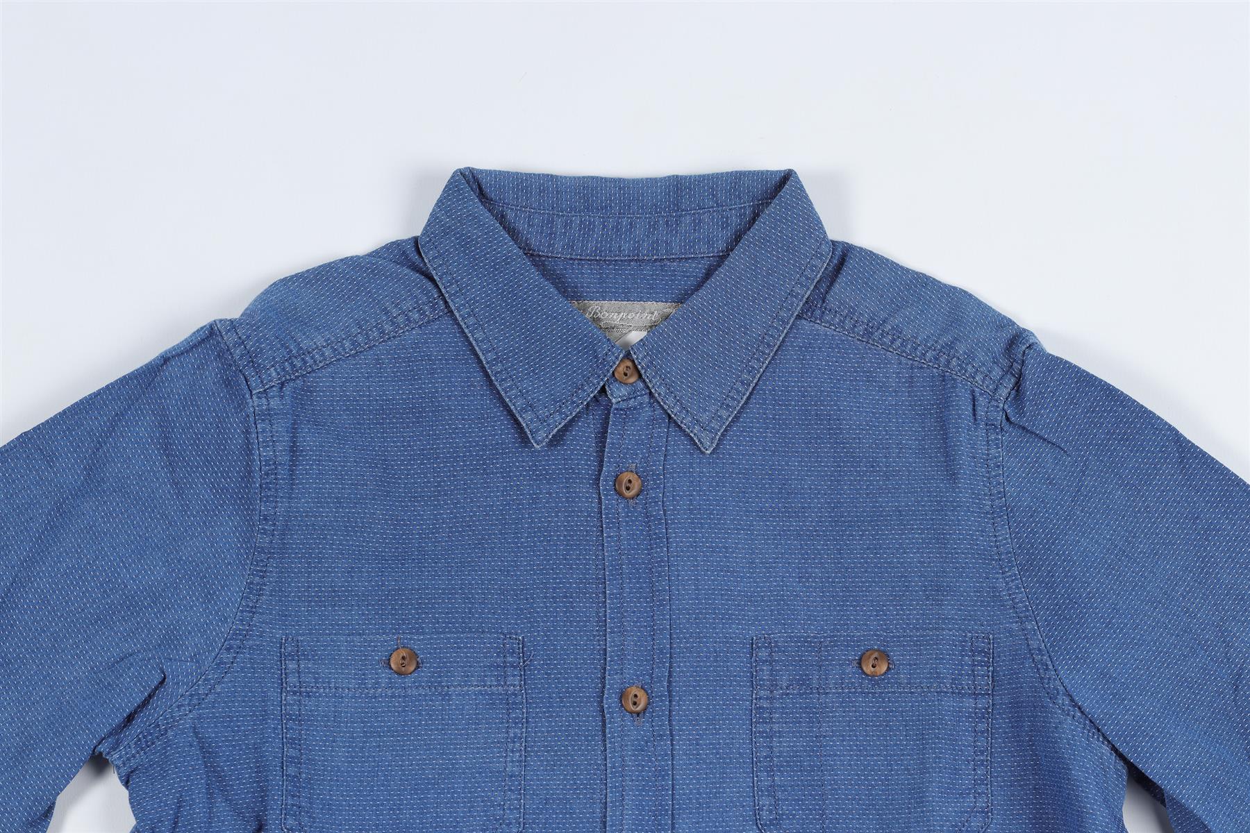 BONPOINT BLUE KIDS BOYS SHIRT 6 YEARS
