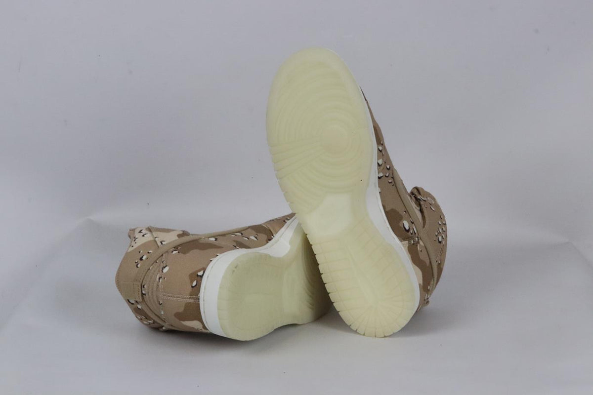 NIKE DUNK CAMOUFLAGE PRINT CANVAS HIGH TOP SNEAKERS EU 39 UK 5.5 US 8