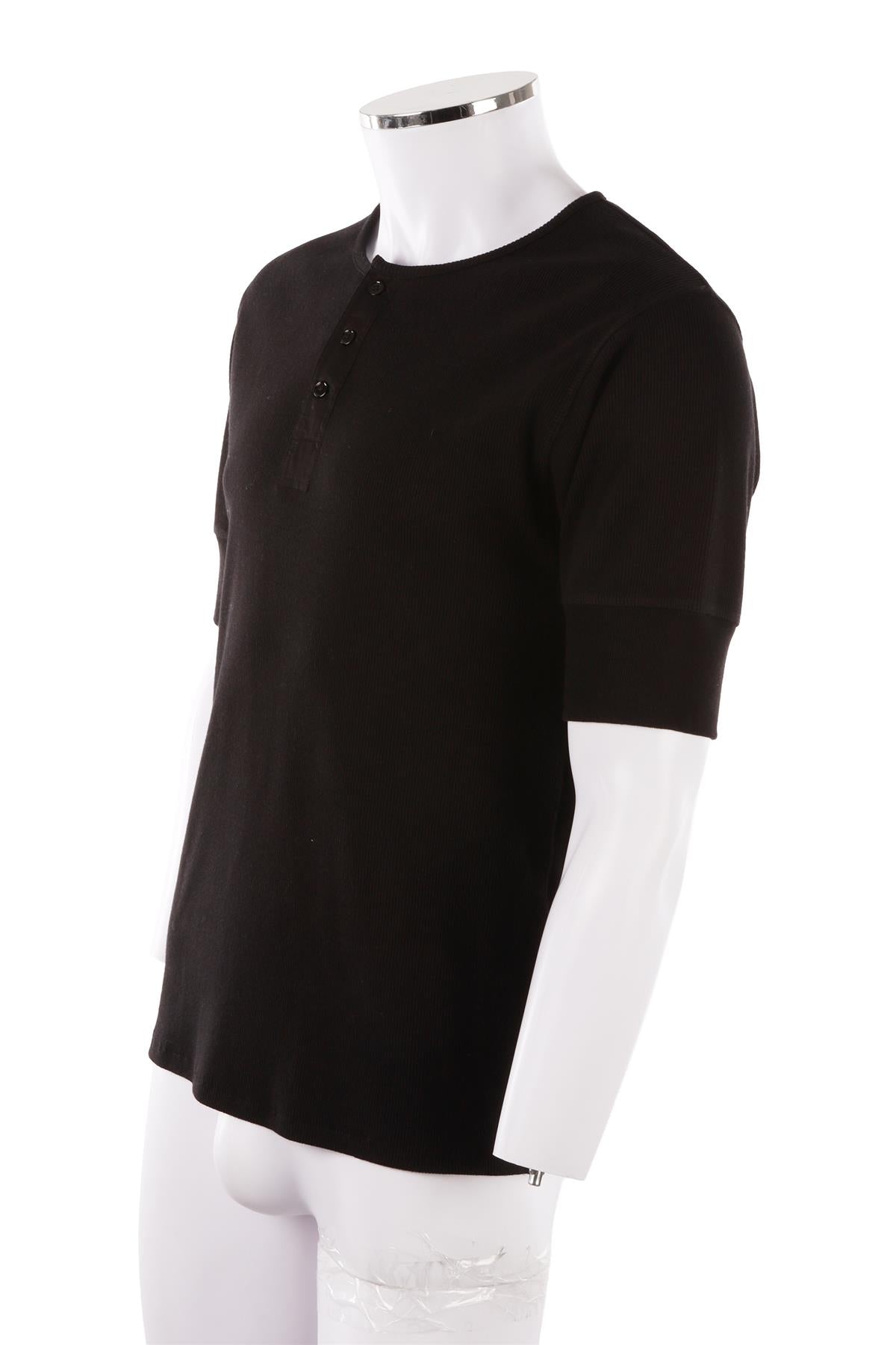 BLACK MEN'S COTTON TOP