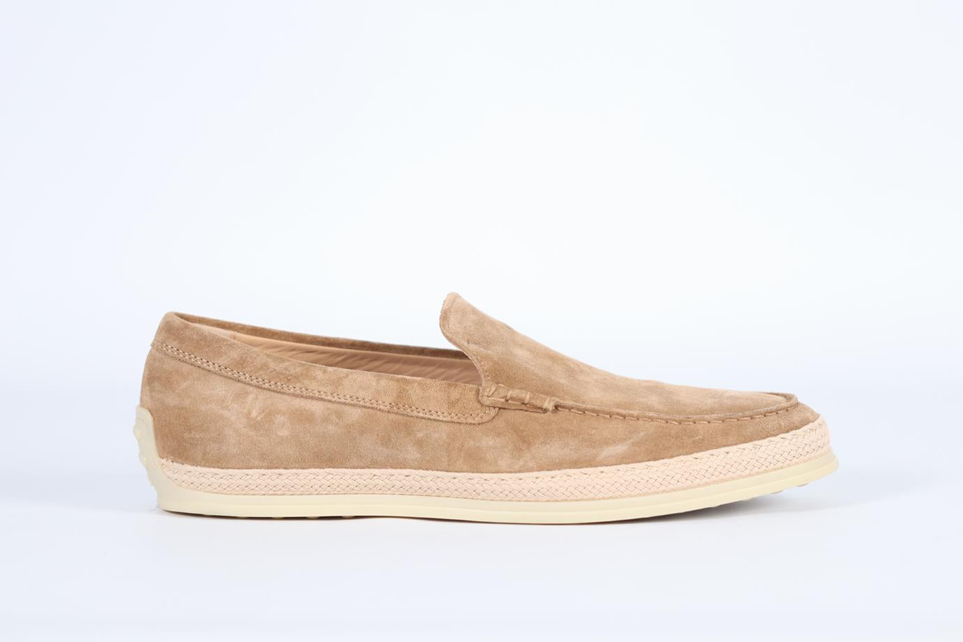 TOD'S MEN'S SUEDE LOAFERS EU 44.5 UK 10.5 US 11.5