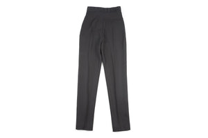 HAIDER ACKERMANN BLACK WOOL STRAIGHT LEG PANTS FR 36 UK 8