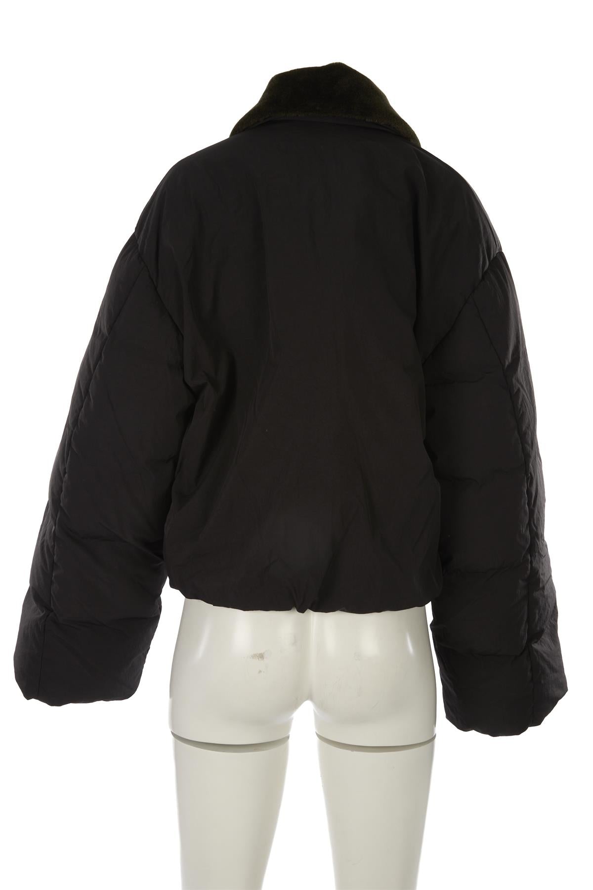 NANUSHKA BLACK ZACHARIE PADDED DOWN JACKET SMALL