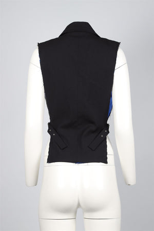 VAQUERA NAVY COTTON VEST MEDIUM