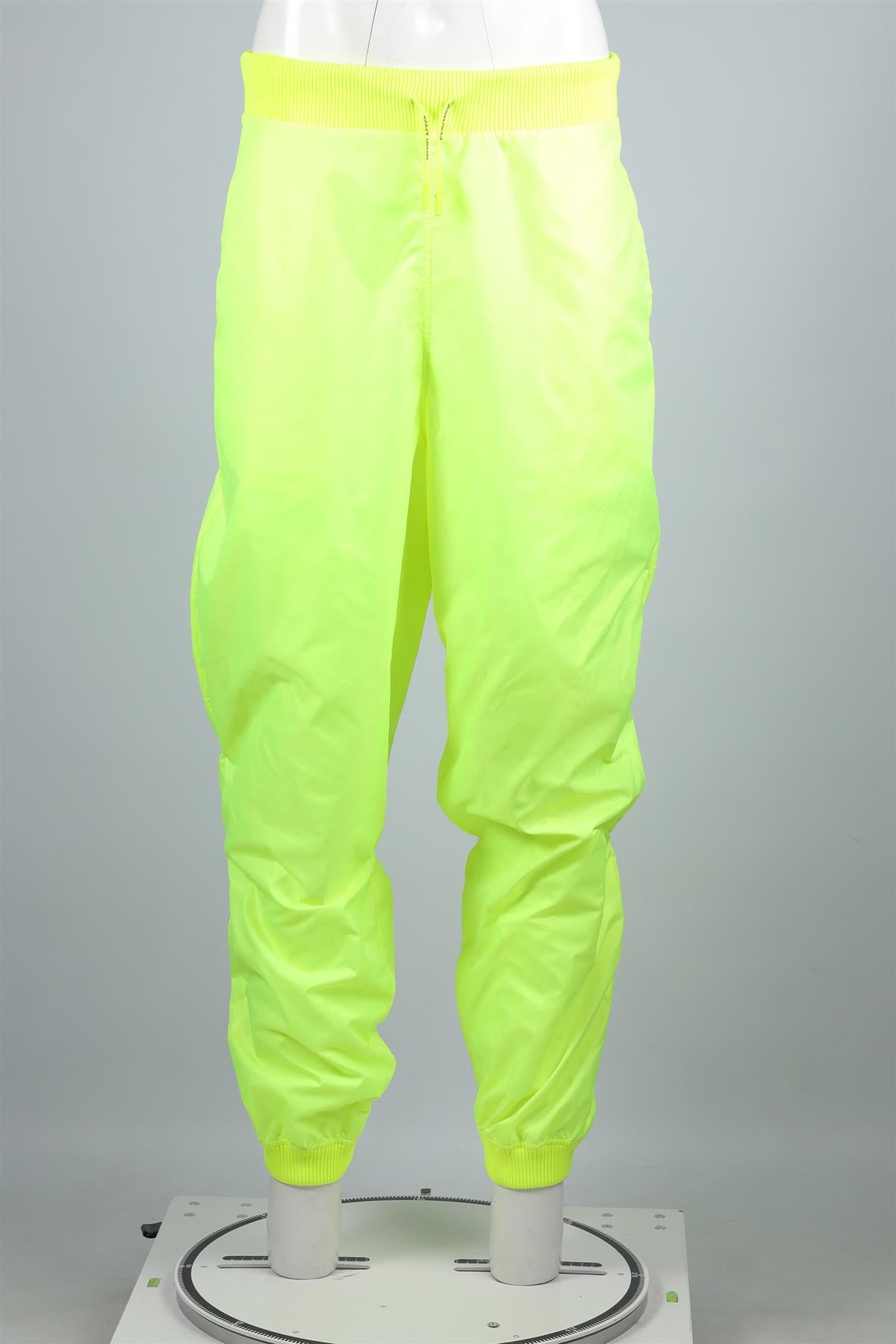 OFF-WHITE GREEN SHELL TAPERED PANTS IT 46 UK 14