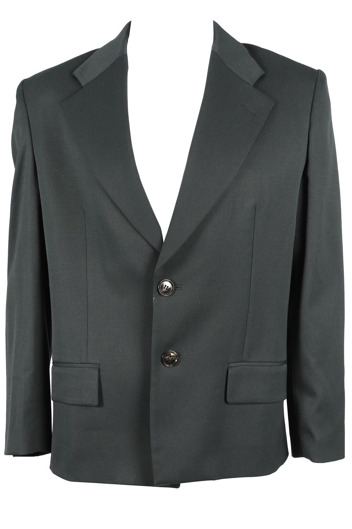 MM6 GREEN MEN'S WOOL BLAZER IT 48 UK 36