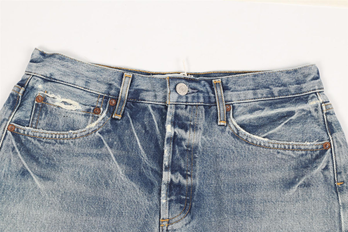 AGOLDE HIGH RISE DENIM SHORTS W27 UK 8-10