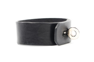 HERMÈS BLACK 2014 HIP HOP LEATHER BRACELET