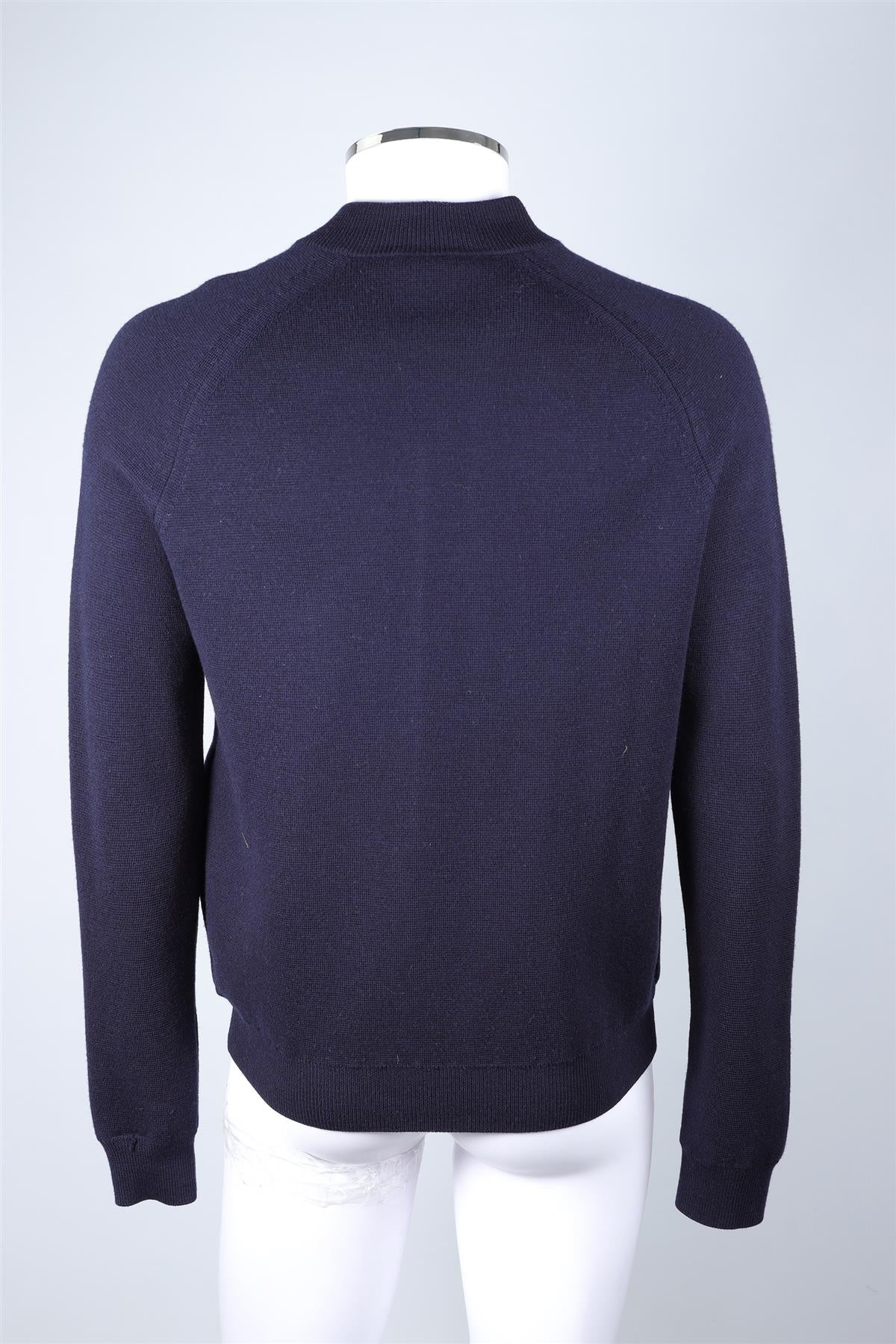 PAUL SMITH NAVY MEN'S WOOL CARDIGAN SMALL