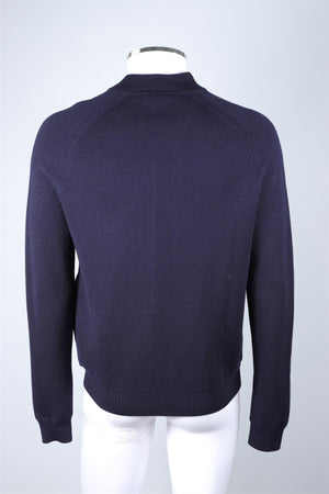 PAUL SMITH NAVY MEN'S WOOL CARDIGAN SMALL