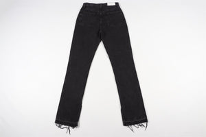 RE/DONE BLACK STRAIGHT LEG JEANS W24