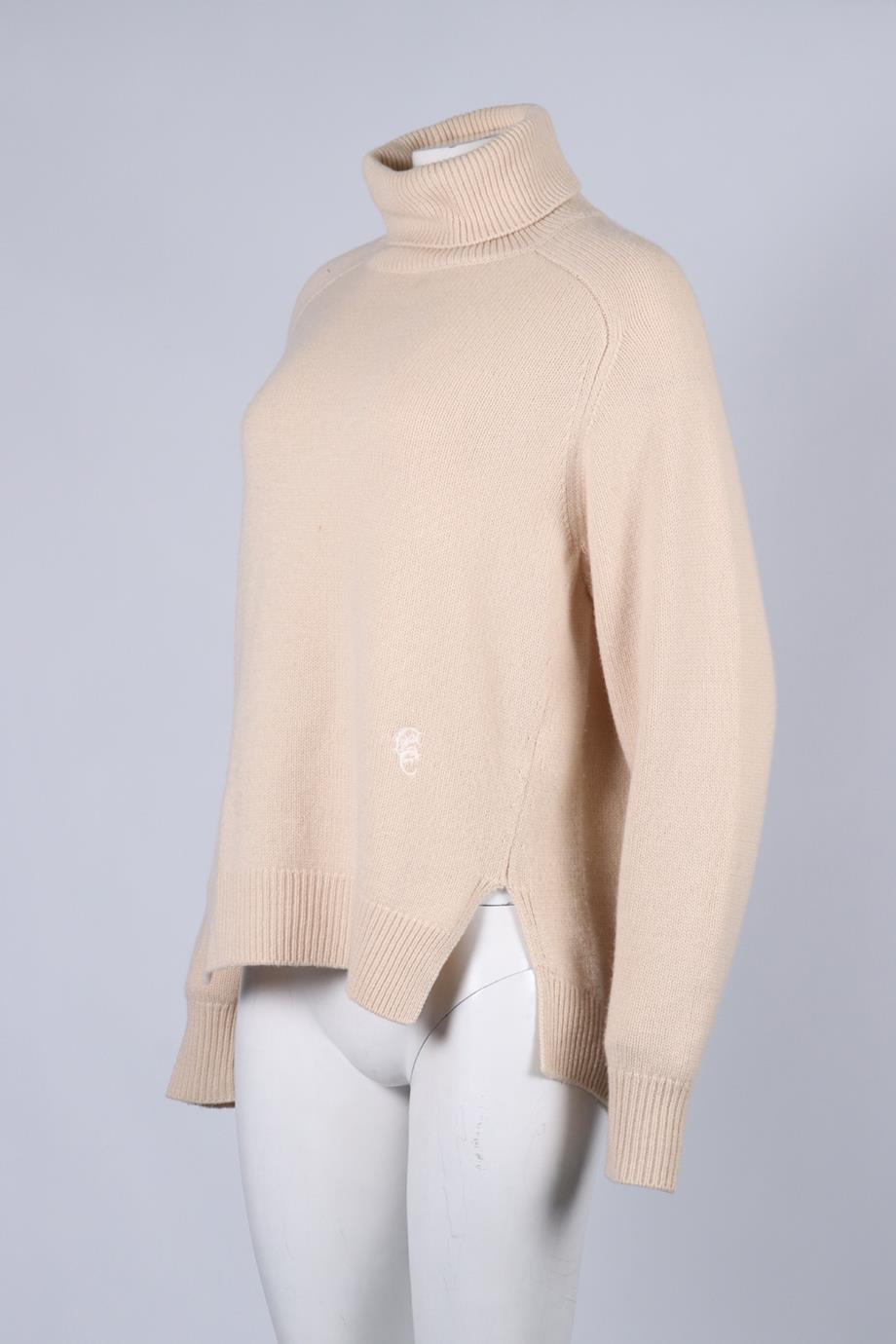 CHLOÉ CASHMERE TURTLENECK SWEATER XSMALL