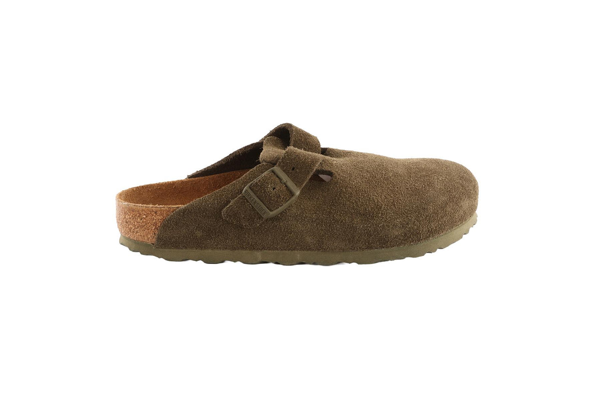 BIRKENSTOCK GREEN SUEDE MULES EU 37 UK 4 US 7