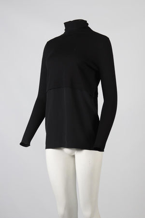 CHLOE WOOL AND SILK BLEND SWEATER SMALL